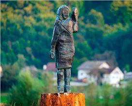 Melania Trump Statue Disappearance Investigated by Slovenian Police